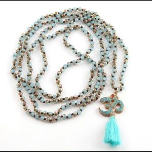 New long beaded yoga necklace